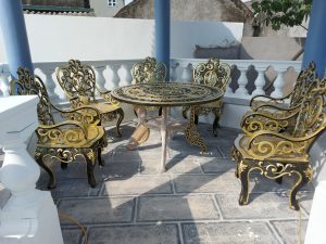 Bộ bàn ghế ngoài trời tại Hà Nội Thái Sơn chất lượng cao, giá xưởng